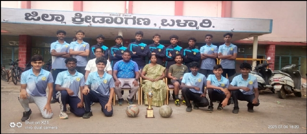 South India Invitation Tournament; Ballari football team wins first place