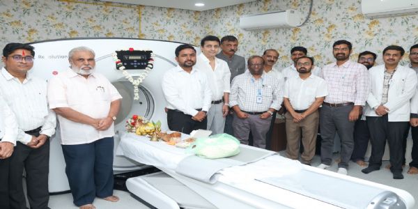 ಜಿ.ಇ ಸಿಟಿ ಸ್ಕ್ಯಾನ್ ಯಂತ್ರದ ಕಾರ್ಯಾರಂಭ