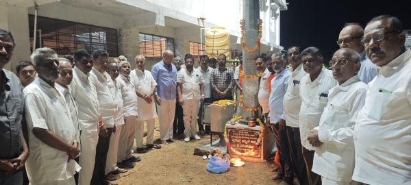 ಭಕ್ತಾಧಿಗಳಿಗೆ ಅನುಕೂಲವಾಗಲೆಂದು ಹೈ-ಮಾಸ್ ಲೈಟ್ ಅಳವಡಿಕೆ- ಸಚಿವ ಎನ್ಎಸ್ ಬೋಸರಾಜು