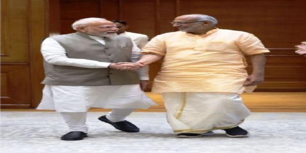 ಪ್ರಧಾನಿ ಭೇಟಿಯಾದ ಎನ್‌ಡಿಎ ಉಪ ರಾಷ್ಟ್ರಪತಿ ಅಭ್ಯರ್ಥಿ