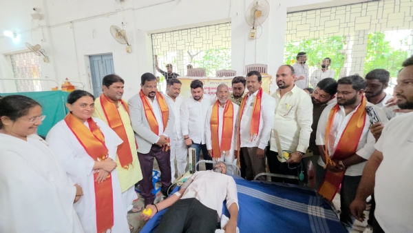 ರಕ್ತ ದಾನದಿಂದ ಸಂಕಷ್ಟದಲ್ಲಿರುವವರಿಗೆ ಮರು ಜೀವ ನೀಡಿದಂತೆ- ರವಿ ಬೋಸರಾಜು