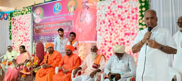 ಮಠ ಮಾನ್ಯಗಳಿಂದ ಸಮಾಜದಲ್ಲಿ ಶಾಂತಿ - ಎನ್ಎಸ್ ಬೋಸರಾಜು