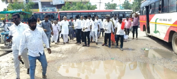 ಕಾಮಗಾರಿಯಲ್ಲಿ ಲೋಪ ಕಂಡರೆ ಅಗತ್ಯ ಕ್ರಮ- ಸಚಿವ ಎನ್ಎಸ್ ಬೋಸರಾಜು