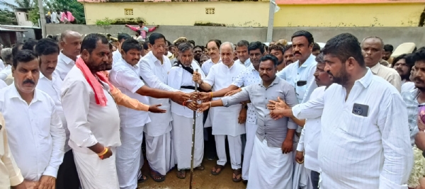 ಸಿರವಾರ- 5 ಕೋಟಿ 16 ಲಕ್ಷ ರೂನ ವಿವಿಧ ಕಾಮಗಾರಿಗಳಿಗೆ ಸಚಿವ ಎನ್ ಎಸ್ ಬೋಸರಾಜು
