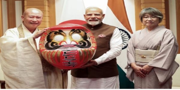 ಜಪಾನ್‌ನ ಶೋರಿಂಜನ್ ದೇವಾಲಯದಿಂದ ಪ್ರಧಾನಿ ಮೋದಿಗೆ ವಿಶೇಷ ಉಡುಗೊರೆ