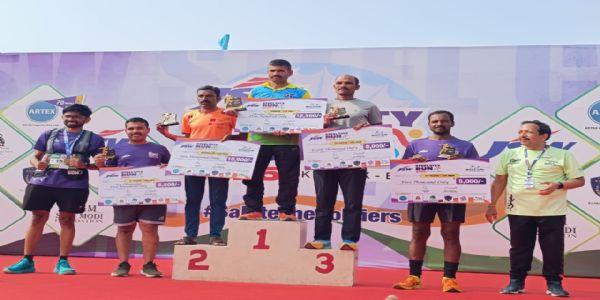 ಬಳ್ಳಾರಿ : 10ಕಿಮೀನಲ್ಲಿ ಸಾಂಗ್ಲಿಯ ಚೈತನ್ಯ ರೂಪನಾರ್ ಮತ್ತು ಬೆಂಗಳೂರಿನ ತೇಜಸ್ವಿನಿ ಪ್ರಥಮ
