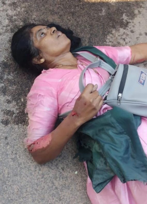 ಸ್ಕೂಟ, ಕಾರ್ ಅಪಘಾತ: ಖಾಸಗಿ  ಶಾಲಾ ಶಿಕ್ಷಕಿ ಉಷಾರಾಣಿ ಸಾವು