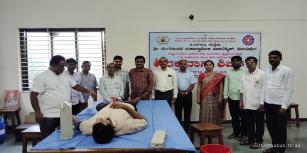 ಬಿ.ಎಲ್‌.ಡಿಇ ವೈದ್ಯಕೀಯ ಆಸ್ಪತ್ರೆಯಲ್ಲಿ ರಕ್ತದಾನ ಶಿಬಿರ