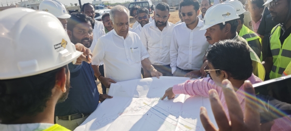 ತ್ವರಿತಗತಿಯಲ್ಲಿ ವಿಮಾನ ನಿಲ್ದಾಣ ಕಾಮಗಾರಿಯನ್ನು ಮುಗಿಸಿ- ಎನ್ಎಸ್ ಬೋಸರಾಜು