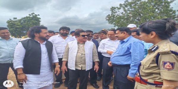 ಬಳ್ಳಾರಿ ಕನ್ನಡ ಸಾಹಿತ್ಯ ಸಮ್ಮೇಳನ ;ಜಿಲ್ಲಾ ಉಸ್ತುವಾರಿ ಸಚಿವರಿಂದ ಸ್ಥಳ ಪರಿಶೀಲನೆ
