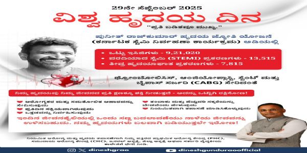 ಪುನೀತ್ ರಾಜಕುಮಾರ್ ಹೃದಯ ಜ್ಯೋತಿ ಯೋಜನೆ ಯಶಸ್ವಿ : ಗುಂಡೂರಾವ್