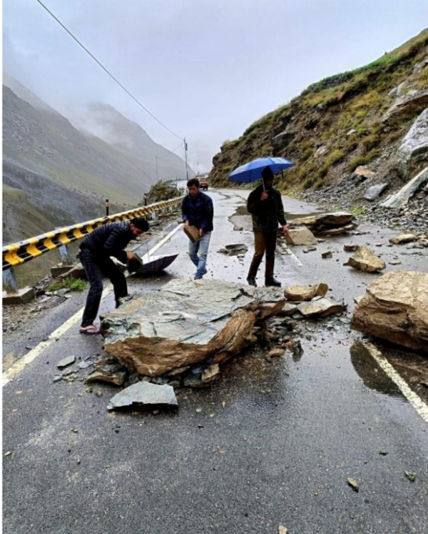 Land slide
