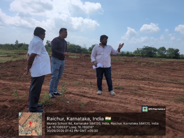 Inspection of various stadium works