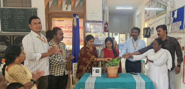 ಗಾದಿಗನೂರು :  ಕ್ಷಯರೋಗ ಪತ್ತೆ ಹಚ್ಚುವ ಯಂತ್ರಕ್ಕೆ ಚಾಲನೆ.