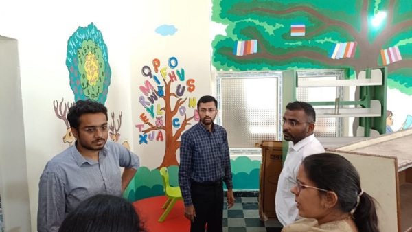 ಎಎಚ್‍ಪಿ ಜಿ+3 ಮಾದರಿಯ ವಸತಿ ಸಮುಚ್ಛಯದ ಕಾಮಗಾರಿ ಪರಿಶೀಲಿಸಿದ ಜಿಲ್ಲಾಧಿಕಾರಿ