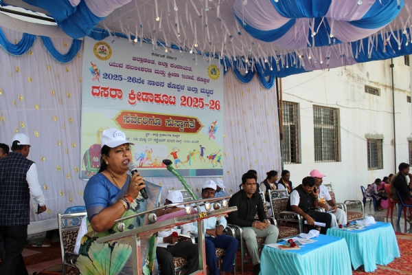 ನಮ್ಮ ಕ್ರೀಡಾಪಟುಗಳು ರಾಜ್ಯ ಮಟ್ಟದ ದಸರಾ ಕ್ರೀಡಾಕೂಟದಲ್ಲಿ ಭಾಗವಹಿಸಿ : ಹೇಮಲತಾ ನಾಯಕ