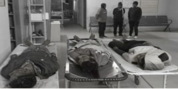 ಲಾರಿಗೆ ಸ್ಕೂಟಿ ಡಿಕ್ಕಿ ; ಮೂವರು ಯುವಕರು ಸ್ಥಳದಲ್ಲೇ ಸಾವು