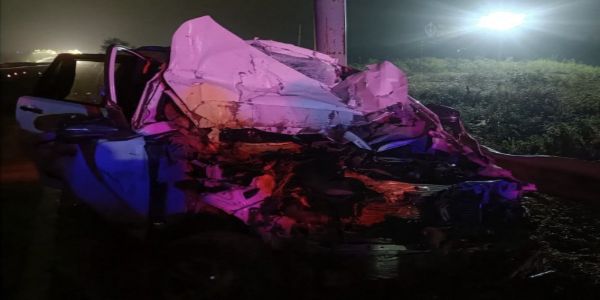 ಲಾರಿ–ಇನ್ನೋವಾ ಡಿಕ್ಕಿ ; ಇಬ್ಬರ ಸಾವು, ಮೂವರಿಗೆ ಗಂಭೀರ ಗಾಯ