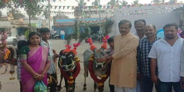 ಕೋಲಾರದಲ್ಲಿ ಸಂಕ್ರಾಂತಿ ಸಂಭ್ರಮ-ನಗರ ದೇವಾಲಯಗಳಲ್ಲಿ ವಿಶೇಷ ಪೂಜೆ