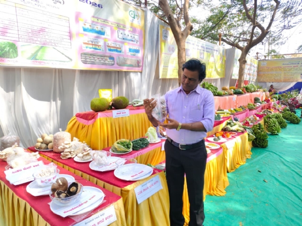 ತೇರು ಮೈದಾನದಲ್ಲಿ ತೋಟಗಾರಿಕೆ ಇಲಾಖೆಯಿಂದ ಫಲ-ಪುಷ್ಪ ಪ್ರದರ್ಶನ-2026