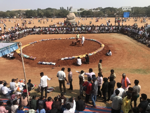 ಗವಿಮಠ :  ಕುಸ್ತಿ ಪಂದ್ಯಾವಳಿ