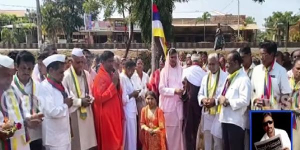 ಶರನ್ನವರಾತ್ರಿ ದಸರಾ ಧರ್ಮ ಸಮ್ಮೇಳನಕ್ಕೆ ಪಂಚಾಚಾರ್ಯ ಧ್ವಜಾರೋಹಣದೊಂದಿಗೆ ಚಾಲನೆ