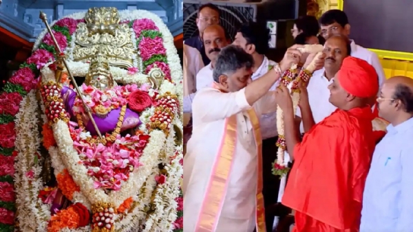 gavishree-refuses-garlands-shawls-after-mysuru-dasara-inauguration gavishree-refuses-garlands-shawls-after-mysuru-dasara-inauguration