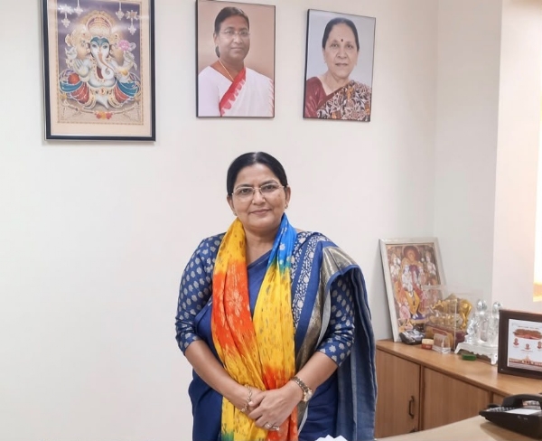 उत्तर प्रदेश की उच्च शिक्षा राज्यमंत्री रजनी तिवारी।