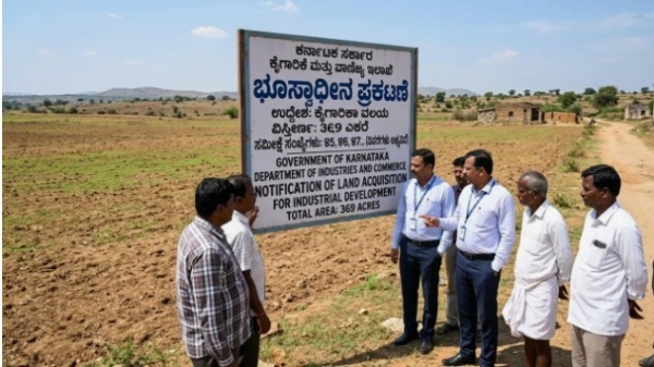 Doddaballapur-Land-Acquisition-369-Acres-Industrial-Projects-Farmers-Protest-Arkavathi-Basin