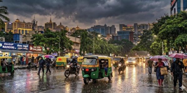 ಬೆಂಗಳೂರಿನಲ್ಲಿ ಮೂರು ದಿನ ಮಳೆ ಮುನ್ಸೂಚನೆ