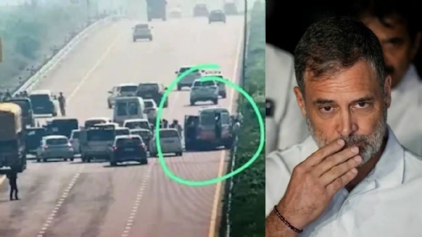 Rahul-Gandhi-Convoy-Accident-Purvanchal-Expressway