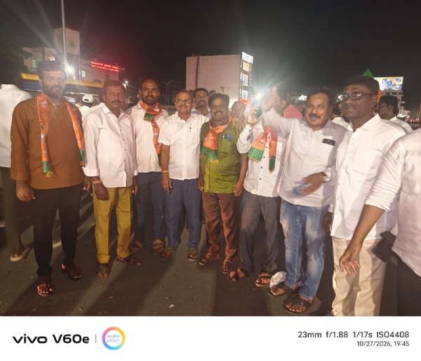 ನಮೋಶಿ ಗೆಲುವು ; ಬಳ್ಳಾರಿಯಲ್ಲಿ ಸಂಭ್ರಮಾಚರಣೆ