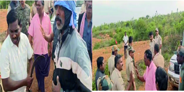 ರೈತರು ಮತ್ತು ಅರಣ್ಯ ಇಲಾಖೆ ನಡುವೆ ಘರ್ಷಣೆ ; ಮೂವರು ಅರಣ್ಯ ಸಿಬ್ಬಂದಿಯ ಮೇಲೆ ಹಲ್ಲೆ