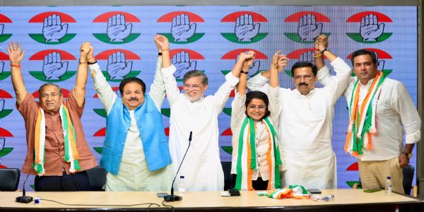 ಎಎಪಿ ತೊರೆದು ಕಾಂಗ್ರೆಸ್ ಸೇರಿದ ಪ್ರಿಯಾಂಕಾ ಕಕ್ಕರ್, ರಜತ್ ರಾಕೇಶ್ ಟಂಡನ್, ಶ್ಯಾಮ್ ಸುಂದರ್ ಶರ್ಮಾ