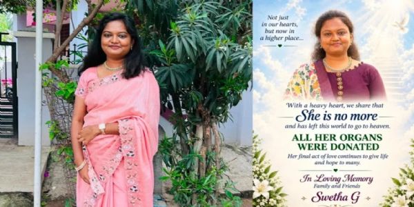 ಮಗಳ ಸಾವಿನ ದುಃಖದಲ್ಲಿ ಅಂಗಾಂಗ ದಾನ ಮಾಡಿ ಮಾನವೀಯತೆ ಮೆರೆದ ಪೋಷಕರು