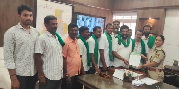 ಕೋಲಾರ:ನರಸಾಪುರದಲ್ಲಿ ಪೊಲೀಸ್ ಠಾಣೆ ಪ್ರಾರಂಭಿಸಲು ರೈತಸಂಘದ ಒತ್ತಾಯ