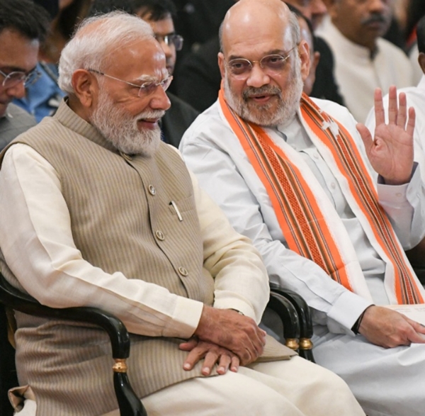 प्रधानमंत्री नरेन्द्र मोदी और केंद्रीय गृह एवं सहकारितामंत्री अमित शाह। फोटो - इंटरनेट मीडिया