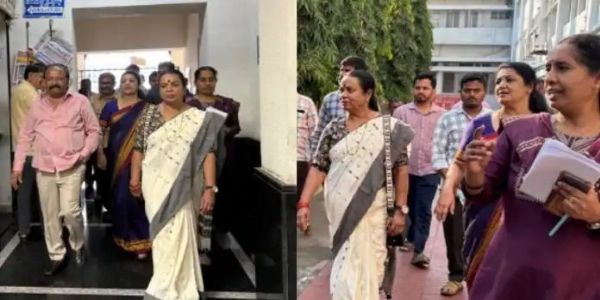 ಶಾಸಕರ ಭವನಕ್ಕೆ ಉಪಸಭಾಪತಿ ಉಮಾಶ್ರೀ ದಿಢೀರ್ ಭೇಟಿ: ಸ್ವಚ್ಛತೆ, ವೈದ್ಯಕೀಯ ಸೇವೆಗೆ ಆದ್ಯತೆ ನೀಡಲು ಸೂಚನೆ