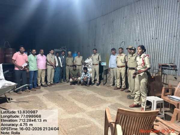 ಆಂಧ್ರದ ಇಬ್ಬರ ಬಂಧನ ; 110 ಕೆಜಿ ಶ್ರೀಗಂಧ ವಶ