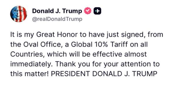 ಯುಎಸ್ ಸುಪ್ರೀಂ ಕೋರ್ಟ್ ತೀರ್ಪಿನ ಬಳಿಕ ಜಾಗತಿಕ ಶೇ.10 ಸುಂಕಕ್ಕೆ ಟ್ರಂಪ್ ಸಹಿ