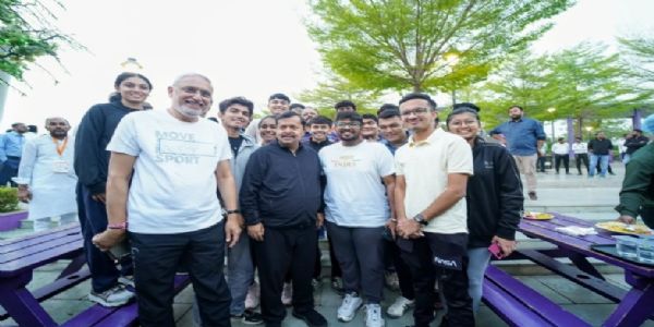 ಸಬರಮತಿ ನದಿ ದಂಡೆಯಲ್ಲಿ ಬಿಜೆಪಿ ರಾಷ್ಟ್ರೀಯ ಅಧ್ಯಕ್ಷರ ‘ಚಾಯ್ ಪೆ ಚರ್ಚಾ’