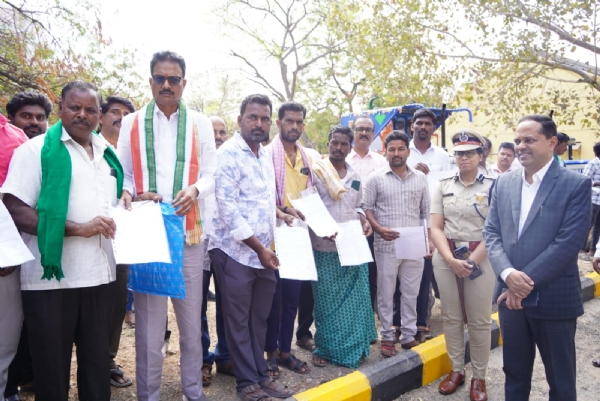 MP E. Tukaram received a complaint from the public.