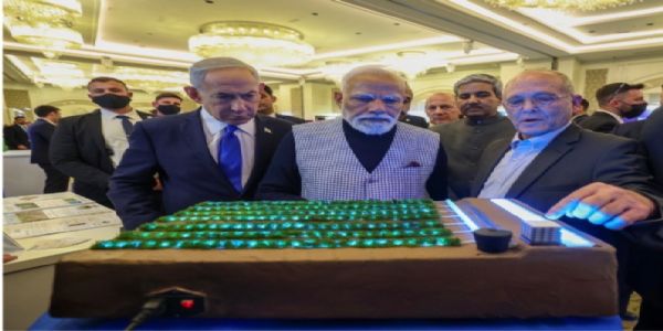 ಇಸ್ರೇಲ್ ನಲ್ಲಿ ತಂತ್ರಜ್ಞಾನ ಪ್ರದರ್ಶನಕ್ಕೆ ಪ್ರಧಾನಿ ಮೋದಿ ಭೇಟಿ