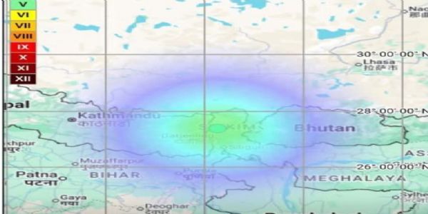ಸಿಕ್ಕಿಂನಲ್ಲಿ 4.6 ತೀವ್ರತೆಯ ಭೂಕಂಪ