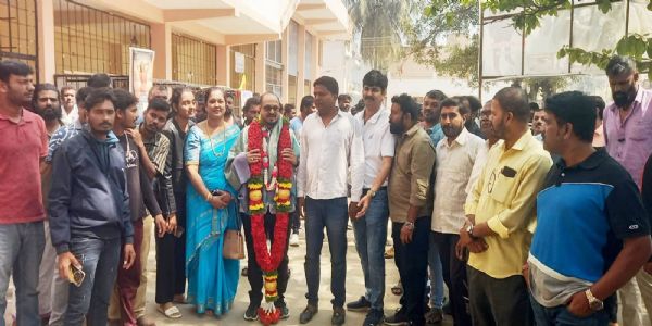 ಭವಾನಿ ಚಿತ್ರಮಂದಿರಕ್ಕೆ ‘ಘಾರ್ಗಾ’ ಚಿತ್ರತಂಡದ ಭೇಟಿ