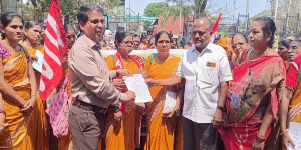 ಬಳ್ಳಾರಿ : ಗೌರವ ಧನ ಹೆಚ್ಚಳಕ್ಕೆ ಆಗ್ರಹಿಸಿ ಸರ್ಕಾರಕ್ಕೆ ಮನವಿ