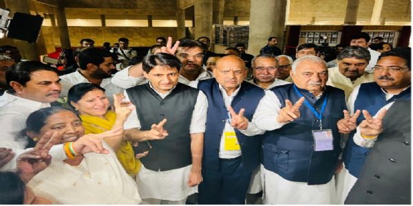 ಹರಿಯಾಣ ರಾಜ್ಯಸಭೆ ಚುನಾವಣೆ: ಒಂದು ಸ್ಥಾನ ಬಿಜೆಪಿಗೆ, ಒಂದು ಕಾಂಗ್ರೆಸ್ಗೆ