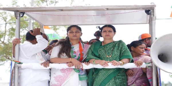 ಹೊಸಬೆಳವನೂರು ತಾಂಡದಲ್ಲಿ ಕಾಂಗ್ರೆಸ್ ಪರ ಸಂಸದೆ ಪ್ರಭಾ ಮಲ್ಲಿಕಾರ್ಜುನ ಪ್ರಚಾರ