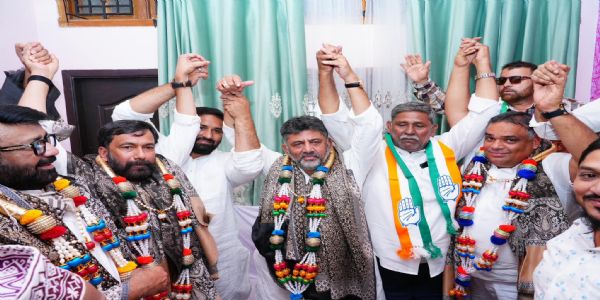 ದಾವಣಗೆರೆ ಉಪ ಚುನಾವಣೆ: ಕಾಂಗ್ರೆಸ್ ಗೆಲುವು ಖಚಿತ; ಡಿ.ಕೆ. ಶಿವಕುಮಾರ್ ವಿಶ್ವಾಸ