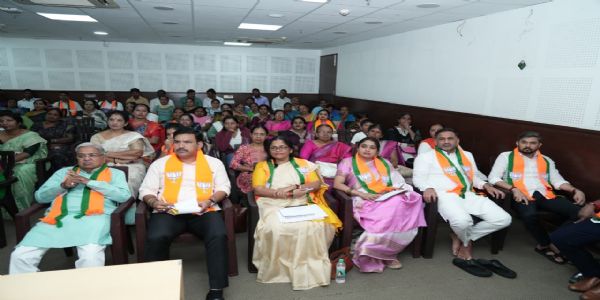 ನಾರಿ ಶಕ್ತಿ ವಂದನ ಸಮ್ಮೇಳನ ; ನೇರಪ್ರಸಾರ ವೀಕ್ಷಿಸಿದ ವಿಜಯೇಂದ್ರ